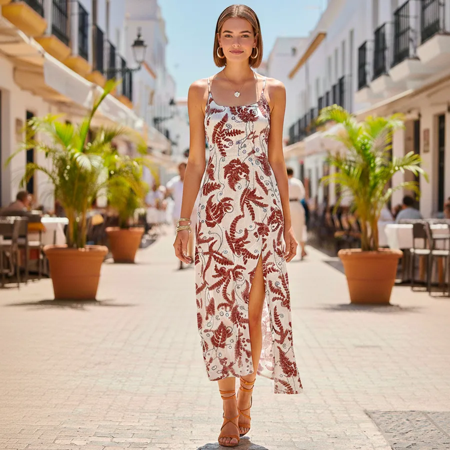 MD149 VESTIDO CON AVERTURA 7487